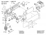 Bosch 0 601 929 042 GWB 7,2 V Cordless Angle Drill 7.2 V / GB Spare Parts GWB7,2V